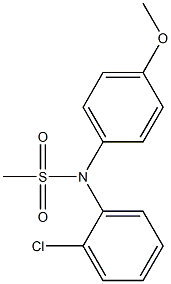 (2-chlorophenyl)-N-(4-methoxyphenyl)methanesulfonamide