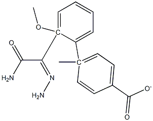 4-[2-(aminocarbonyl)carbohydrazonoyl]-2-methoxyphenyl 4-methylbenzoate Structure