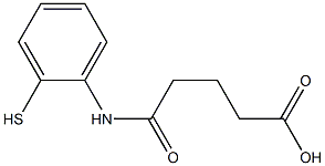 5-oxo-5-(2-sulfanylanilino)pentanoic acid,,结构式