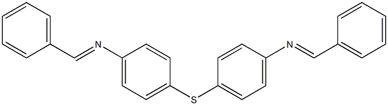  N-benzylidene-N-(4-{[4-(benzylideneamino)phenyl]sulfanyl}phenyl)amine