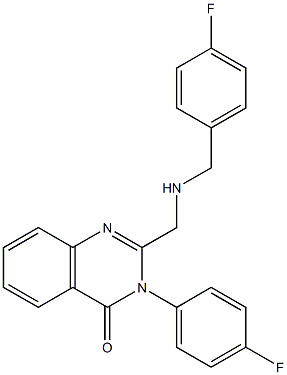 2-{[(4-fluorobenzyl)amino]methyl}-3-(4-fluorophenyl)-4(3H)-quinazolinone