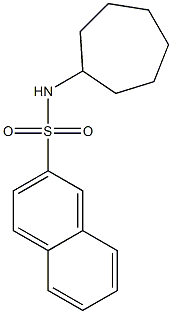 N-cycloheptyl-2-naphthalenesulfonamide|