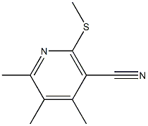 4,5,6-trimethyl-2-(methylsulfanyl)nicotinonitrile