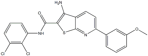 3-amino-N-(2,3-dichlorophenyl)-6-(3-methoxyphenyl)thieno[2,3-b]pyridine-2-carboxamide