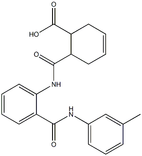  6-{[2-(3-toluidinocarbonyl)anilino]carbonyl}-3-cyclohexene-1-carboxylic acid