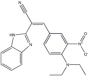 2-(1H-benzimidazol-2-yl)-3-{4-(diethylamino)-3-nitrophenyl}acrylonitrile