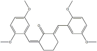 2,6-bis(2,5-dimethoxybenzylidene)cyclohexanone