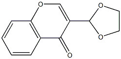 3-(1,3-dioxolan-2-yl)-4H-chromen-4-one Structure