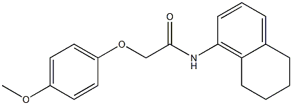 2-(4-methoxyphenoxy)-N-(5,6,7,8-tetrahydro-1-naphthalenyl)acetamide