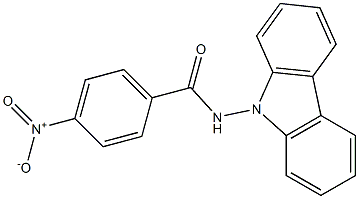 N-(9H-carbazol-9-yl)-4-nitrobenzamide Struktur