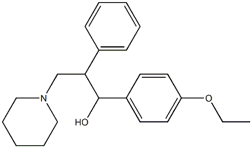 1-(4-ethoxyphenyl)-2-phenyl-3-(1-piperidinyl)-1-propanol