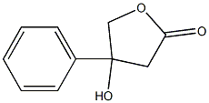 4-hydroxy-4-phenyldihydro-2(3H)-furanone Structure