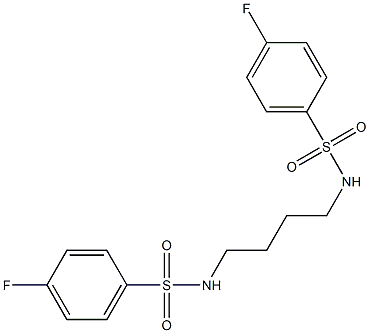 4-fluoro-N-(4-{[(4-fluorophenyl)sulfonyl]amino}butyl)benzenesulfonamide