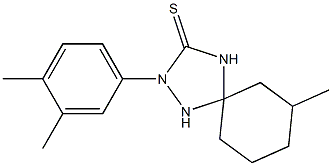 2-(3,4-dimethylphenyl)-7-methyl-1,2,4-triazaspiro[4.5]decane-3-thione