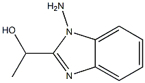 1-(1-amino-1H-benzimidazol-2-yl)ethanol Structure