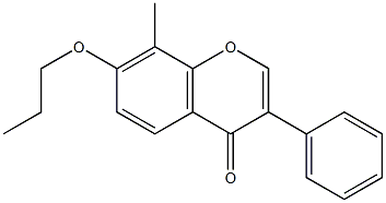 8-methyl-3-phenyl-7-(propyloxy)-4H-chromen-4-one