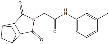 2-(3,5-dioxo-4-azatricyclo[5.2.1.0~2,6~]dec-4-yl)-N-(3-methylphenyl)acetamide