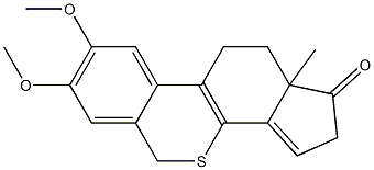 7,8-dimethoxy-11a-methyl-2,10,11,11a-tetrahydrobenzo[c]cyclopenta[h]thiochromen-1(5H)-one