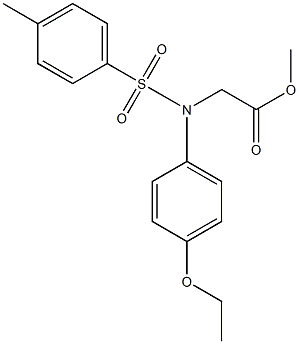 methyl {4-ethoxy[(4-methylphenyl)sulfonyl]anilino}acetate