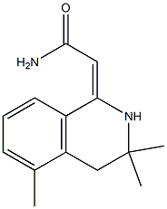 2-(3,3,5-trimethyl-3,4-dihydro-1(2H)-isoquinolinylidene)acetamide