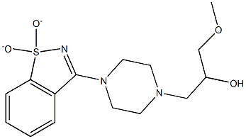 1-[4-(1,1-dioxido-1,2-benzisothiazol-3-yl)piperazin-1-yl]-3-methoxypropan-2-ol