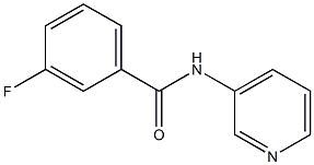 3-fluoro-N-(3-pyridinyl)benzamide Struktur