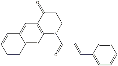 1-cinnamoyl-2,3-dihydrobenzo[g]quinolin-4(1H)-one