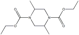 diethyl 2,5-dimethyl-1,4-piperazinedicarboxylate,,结构式