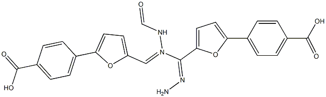 4-(5-{2-[(2-{[5-(4-carboxyphenyl)-2-furyl]methylene}hydrazino)carbonyl]carbohydrazonoyl}-2-furyl)benzoic acid