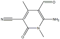 6-amino-5-formyl-1,4-dimethyl-2-oxo-1,2-dihydropyridine-3-carbonitrile