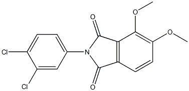 2-(3,4-dichlorophenyl)-4,5-dimethoxy-1H-isoindole-1,3(2H)-dione Struktur
