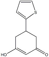 3-hydroxy-5-(2-thienyl)-2-cyclohexen-1-one 化学構造式