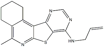  N-allyl-N-(5-methyl-1,2,3,4-tetrahydropyrimido[4',5':4,5]thieno[2,3-c]isoquinolin-8-yl)amine