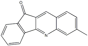 7-methyl-11H-indeno[1,2-b]quinolin-11-one Struktur