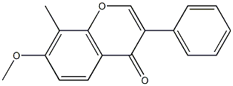  8-methyl-7-(methyloxy)-3-phenyl-4H-chromen-4-one