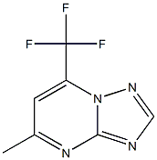 5-methyl-7-(trifluoromethyl)[1,2,4]triazolo[1,5-a]pyrimidine Structure