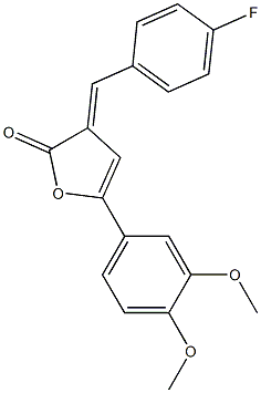 5-(3,4-dimethoxyphenyl)-3-(4-fluorobenzylidene)-2(3H)-furanone