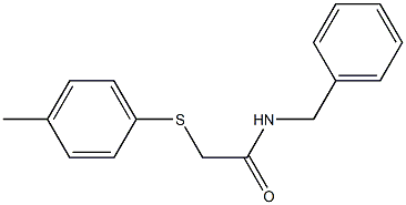 N-benzyl-2-[(4-methylphenyl)sulfanyl]acetamide|