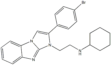 N-{2-[2-(4-bromophenyl)-1H-imidazo[1,2-a]benzimidazol-1-yl]ethyl}-N-cyclohexylamine