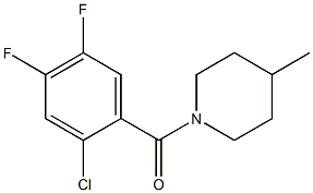  1-(2-chloro-4,5-difluorobenzoyl)-4-methylpiperidine