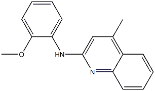 N-(2-methoxyphenyl)-4-methyl-2-quinolinamine Structure