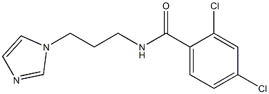 2,4-dichloro-N-[3-(1H-imidazol-1-yl)propyl]benzamide Structure