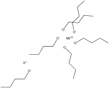 正丁醇铌钾,,结构式
