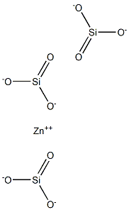 三硅酸锌, , 结构式