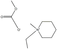 1-Ethyl-1-methylpiperidinium  methyl  carbonate  solution Structure