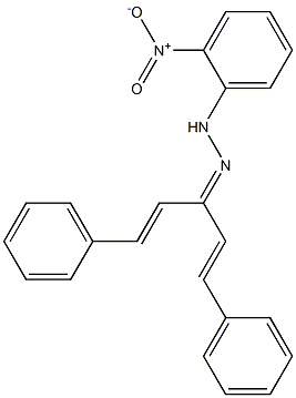 (1E,4E)-1,5-diphenyl-1,4-pentadien-3-one N-(2-nitrophenyl)hydrazone