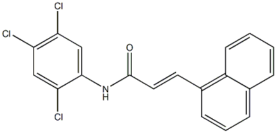 (E)-3-(1-naphthyl)-N-(2,4,5-trichlorophenyl)-2-propenamide