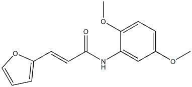 (E)-N-(2,5-dimethoxyphenyl)-3-(2-furyl)-2-propenamide Structure
