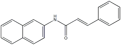 (E)-N-(2-naphthyl)-3-phenyl-2-propenamide Structure