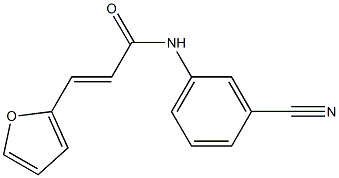 (E)-N-(3-cyanophenyl)-3-(2-furyl)-2-propenamide